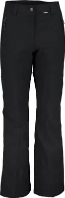 A pair of black women's ski pants.