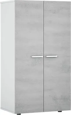 Immagine prodotto di Dmora Armadio Multiuso 2 Ante Arful 36x101h cm Bianco, 2 Ante 7 Vani