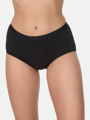 Produktbild von NUR DIE Taillenslip GOTS Baumwolle - schwarz - Größe 48-50