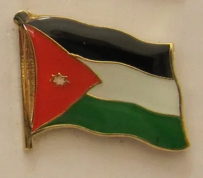 Produktbild von Jordanien Pin Anstecker Flagge Fahne Nationalflagge