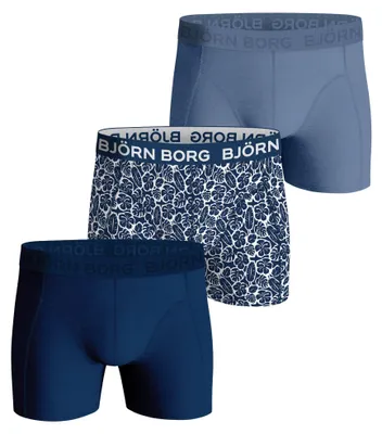 Obrázok produktu pre Bavlnené elastické pánske boxerky Björn Borg (3 balenia)