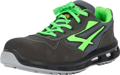 Produktbild von U-Power Red Lion Point, Unisex-Sicherheitsschuhe, leichte, flexible, pannensichere Lederturnschuhe, mit Infinergy-Einsatz, mit Aluminium-Zehenkappen - Grey & Green 45