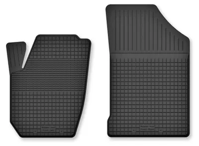 Productafbeelding van Rubberen voormatten voor Mercedes GLE W292 2015-2019 (SUV) – 2-delig, zwart, op maat – Wielganizator Semi-Universal