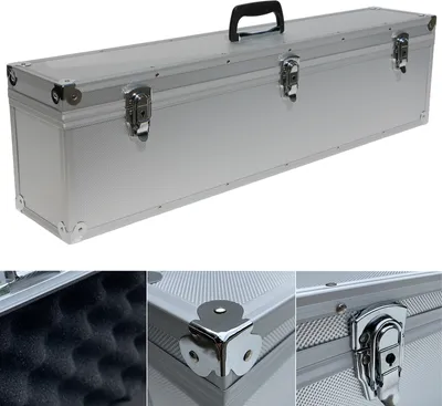 Produktbild von Aluminium Koffer Silber Deckel abnehmbar Innenlänge 83 cm