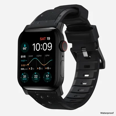 Zdjęcie produktu dla Nomad, pasek na rękę do Apple Watch 1-9/SE/Ultra/Ultra 2, czarny