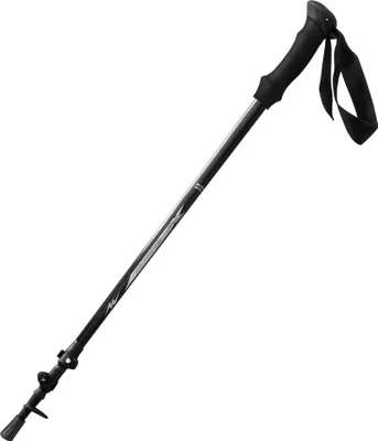 Produktbild von Trekkingstöcke Carbon dreiteilig 61–135 cm Schwarz mit Flip-Lock-System und EVA-Griff