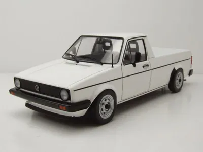 Produktbild von Solido 421185320 VW Caddy MK1 Pick Up 1982 weiß 1:18