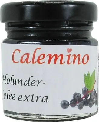 Produktbild von Holunder-Gelee extra mit braunem Rohrzucker 50g