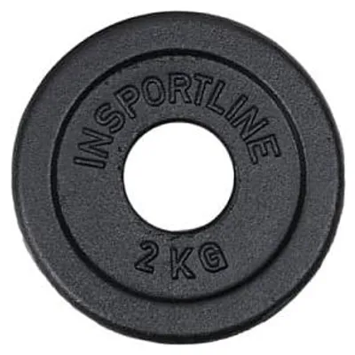 Produktbild von inSPORTline Olympische Wurfscheibe aus Gusseisen, Castblack OL, 2 kg, 50 mm