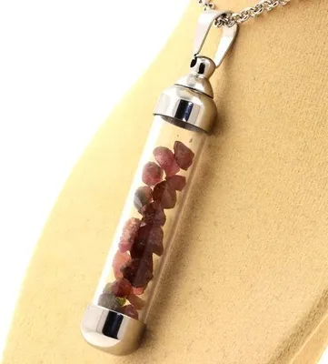 Immagine prodotto di Collana in tormalina grezza multicolore