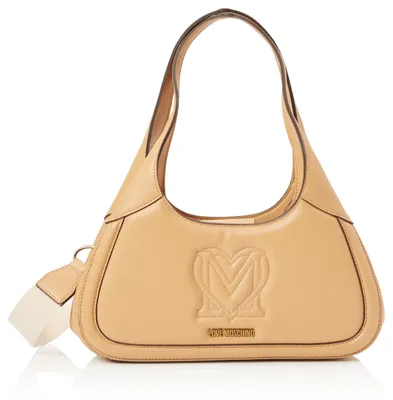 Zdjęcie produktu dla Torebka na ramię Love Moschino, kolor beżowy, model: Biscuit