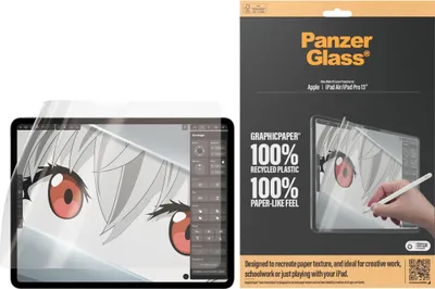 Produktbild von PanzerGlass ® GraphicPaper® Displayschutzfolie iPad Air 13'' (2024-2025) | iPad Pro 13'' (2024-2025) | Ultra-Wide Fit
