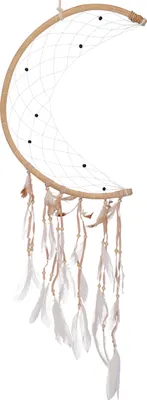 Produktbild von Traumfänger 35 cm - Mond, Weiß, Traumfänger, Mobiles