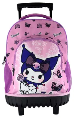 Produktbild von Manenti Hello Kitty Kuromi Trolley-Koffer Lila 44 cm