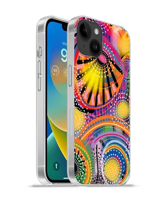 Produktbild von MuchoWow® Handyhülle Schutzhülle Hülle für Apple iPhone 14 Plus - Soft case Formen - Kunst - Muster - Psychedelisch Silikon Softcase Handy Hülle - Abbildung