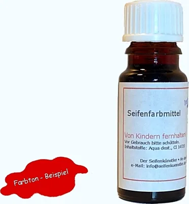 Produktbild von Rot 10ml: flüssige, wasserlösliche Lebensmittelfarbe