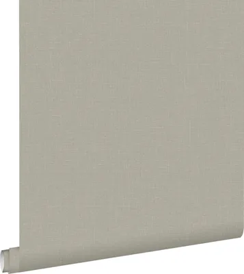 Productafbeelding van ESTAhome behang linnenstructuur taupe 53 cm x 10.05 m