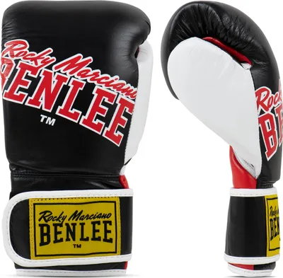 Produktbild von Boxhandschuhe aus Leder BANG LOOP Black/Red 14 oz BENLEE