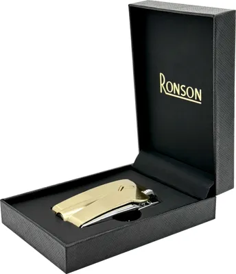 Produktbild von Feuerzeug RONSON MINI PREMIER WARAFLAME GOLD Gasfeuerzeug