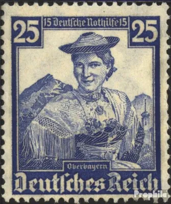 Produktbild von Briefmarken Deutsches Reich 1935 Mi 595 postfrisch Nothilfe:Volkstrachten