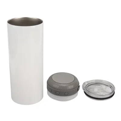 Obrázek produktu pro Sublimační kelímky, izolované sublimační kelímky, sublimační rovné kelímky, kelímky s reproduktorem Bluetooth, přenosné kelímky, izolovaný hudební pohár