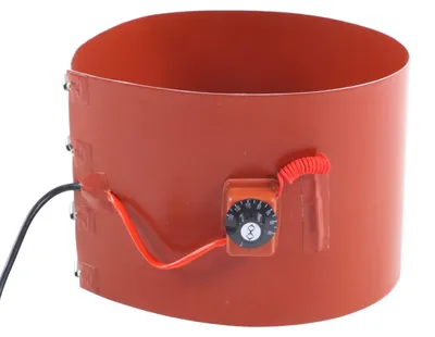 Fassheizband mit Thermostat, 1000 W, 125x1740 mm, 30-150 °C