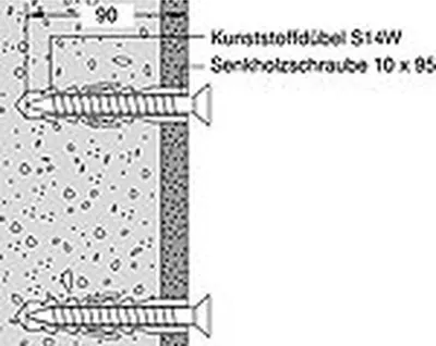 Productafbeelding van HEWI steunbeugels/zitplaats, voor bevestiging aan wanden van beton (>C20/C25), 1 stuk.