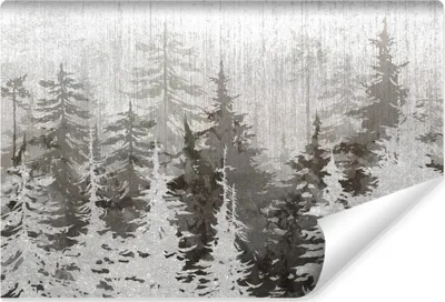 Produktbild von Muralo Selbstklebende Fototapete Für Esszimmer BÄUME Wald Beton Abstraktion Vintage Br. 368cm x Hö. 280cm