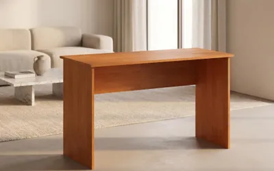 Obrázok produktu pre Písací stôl 90 cm - Moderný počítačový stôl biely - Veľký pracovný stôl do domácej kancelárie, detskej izby, pre študentov - Stabilný PC stôl, šetrí miesto 90x75x51 (jelša)