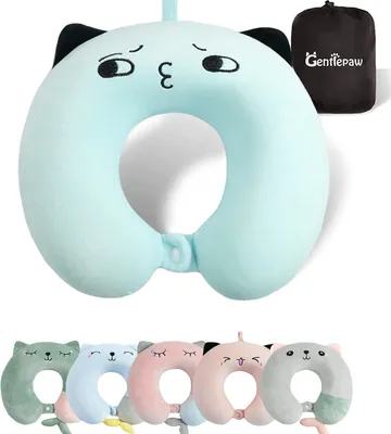 Immagine prodotto di Cuscino da viaggio in memory foam a forma di U, per il supporto del collo, ideale per campeggio e per dormire