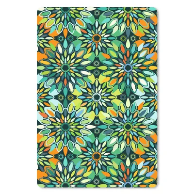Produktbild von MuchoWow® Mauspad Mousepad Muster - Mandala - Grün 18x27 cm - Mousepads - Maus Mat - Pad - Mausunterlage