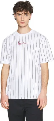 Produktbild von KARL KANI Herren T-Shirt Small Signature Essential PinstripeTee