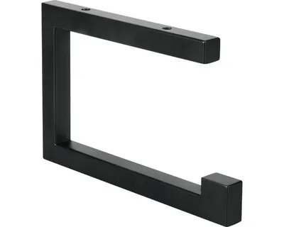Produktbild von Handtuchhalter 23 x 15 cm schwarz matt für Waschtischplatte