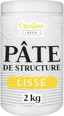 Image de Creative Deco Modeling Paste Pâte de Structure Lisse 2kg - Pâte à Relief