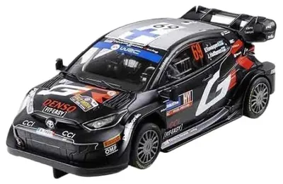 Image de Scalextric Toyota Yaris WRC Suède 24, voiture noire, taille unique