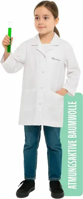 Obrázek produktu pro Laborská košile ze 100% bavlny pro děti ve věku 3 až 14 let