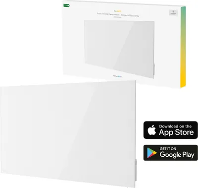Produktbild von Hombli Hombli Intelligenter Infrarot-Panelheizkörper - 600 Watt - Smart App - Eingebautes Thermostat - 18m² - Wandmontage - Weiß