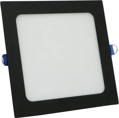 Zdjęcie produktu dla Oprawa podtynkowa LED 10W kwadratowa 17 cm czarna neutralna barwa światła RIGEL Polux