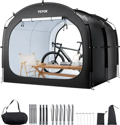 Image de Tente pour vélos Garage à vélos pour 5 vélos 224x247x198cm