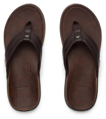 Produktbild von REEF Flip Flop Leather Offshore dark brown 7 (39)