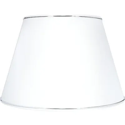 Image de Abat-jour textile blanc/chrome H220mm 4-1208