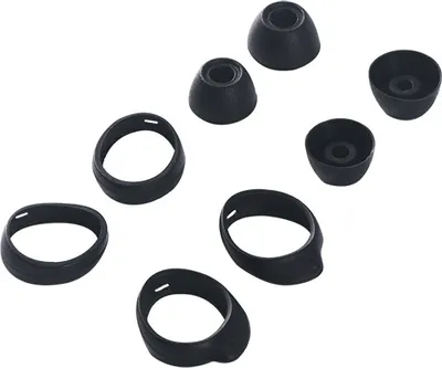 Produktbild von INF 4 Paar Silikon-Ohrstöpsel Ohrkappen für Samsung Galaxy Buds SM-R170 Schwarz
