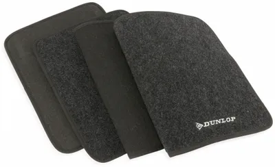 Image de DUNLOP Tapis de sol universels, 4 pièces, noir