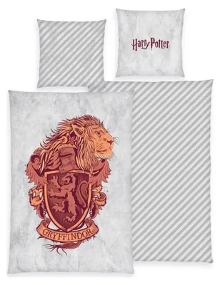 Produktbild von HERDING Harry Potter Bettwäsche – Gryffindor, Deckenbezug im Lieferumfang enthalten, Kissenbezug enthalten