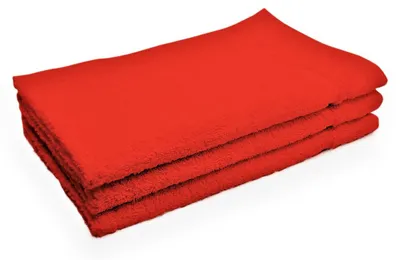 Produktbild von Klassisches kleines rotes Handtuch 30 x 50 cm, 100 % Baumwolle