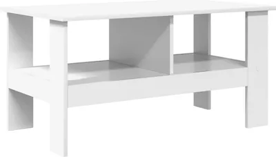 Obrázek produktu pro Konferenční stolek Bílá 90 x 50 x 45 cm kompozitní dřevo