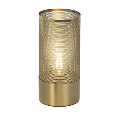 Produktbild von Tischlampe, 28 cm Höhe, Ø 13 cm, E27, max. 60 W, Metall, messingfarben