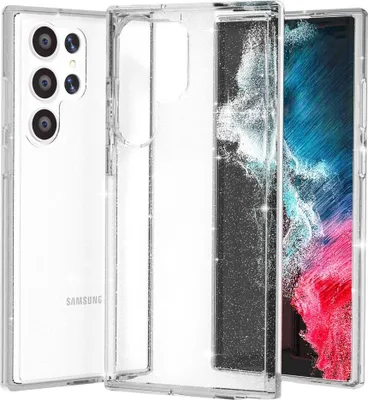 Produktbild von Samsung Galaxy S23 Ultra Hülle - Coverup Glitzer TPU Back Cover - Transparent