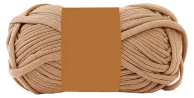 Produktbild von Häkelgarn Polyester 100g Khaki Weich für Projekte