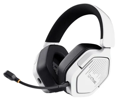 Obrázek produktu pro Trust GXT 493PS Carus, Kabelový a bezdrátový, 20 - 20000 Hz, Hraní, 280 g, Sluchátka s mikrofonem, Bílá